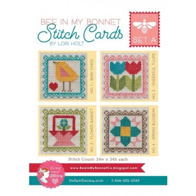 Stitch Cards - Set A (4 designs)